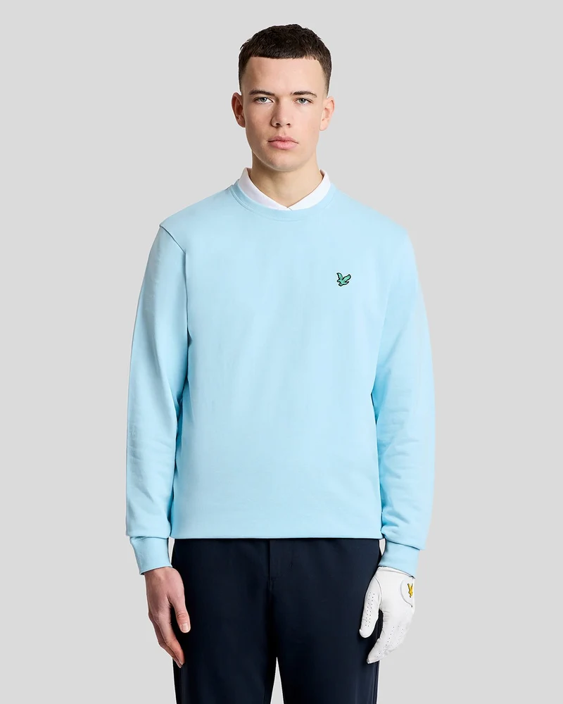 Green Eagle Cotton Crew Neck Sweatshirt