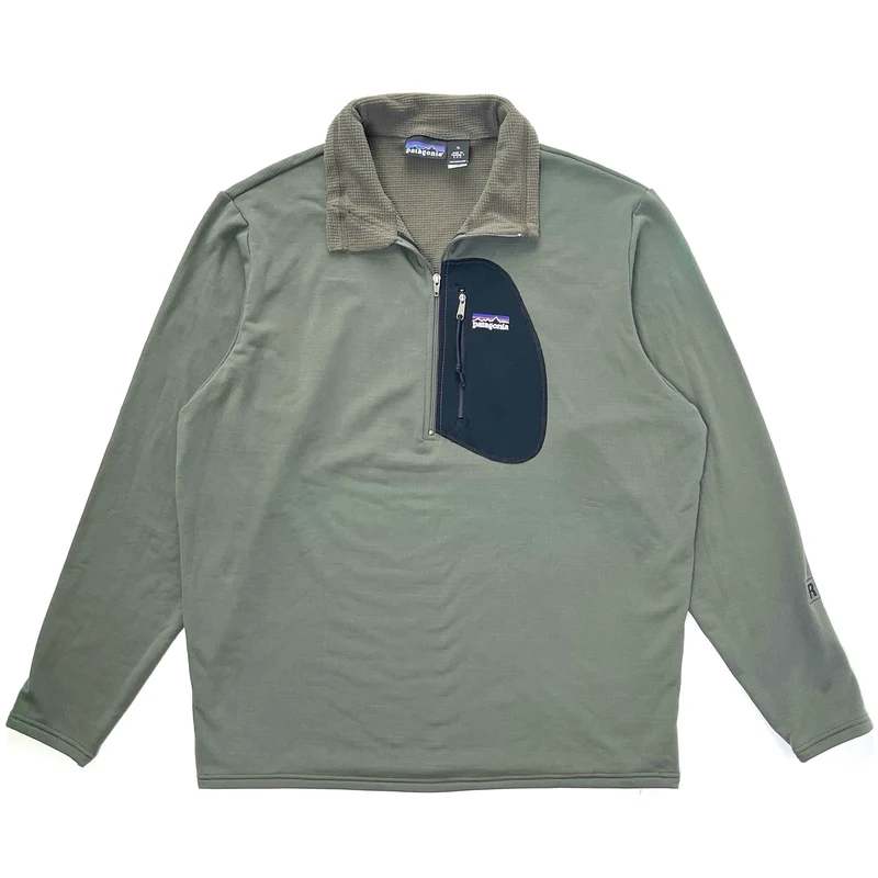 2002 Patagonia Made In The U.S.A. R1 Regulator Pullover, Loden Green (XL)