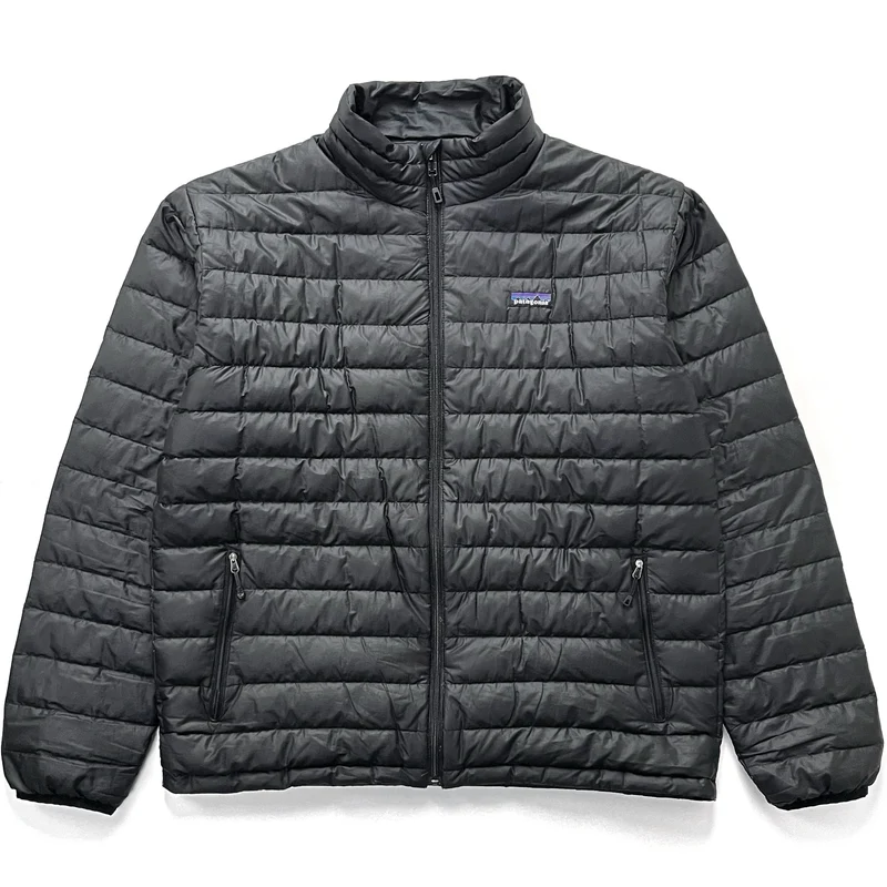 2013 Patagonia Lightweight Ripstop Polyester Down Jacket, Black (L)
