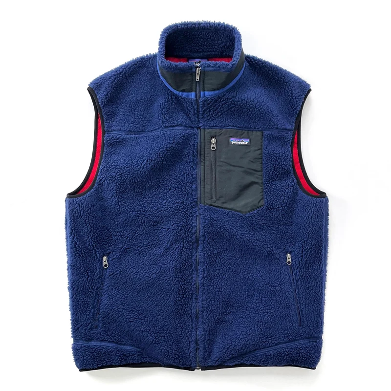 2013 Patagonia Classic Retro-X Fleece Vest, Classic Navy (XL)