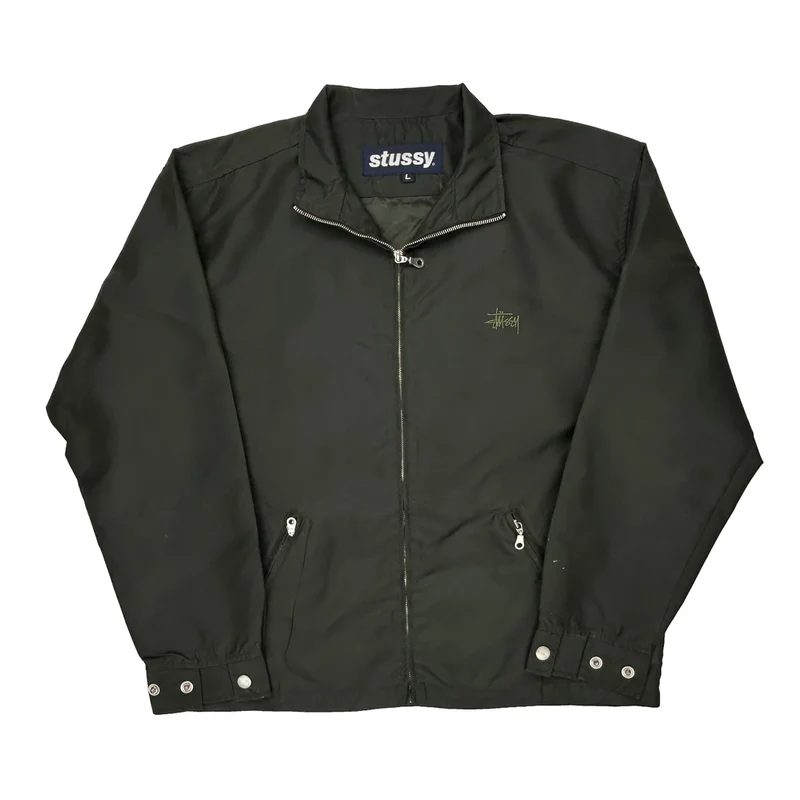 Stussy Jacket - Large Black Polyester