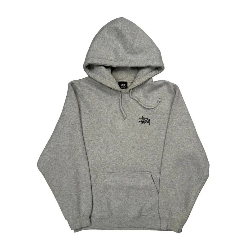 Stussy Hoodie - Medium Gray Cotton