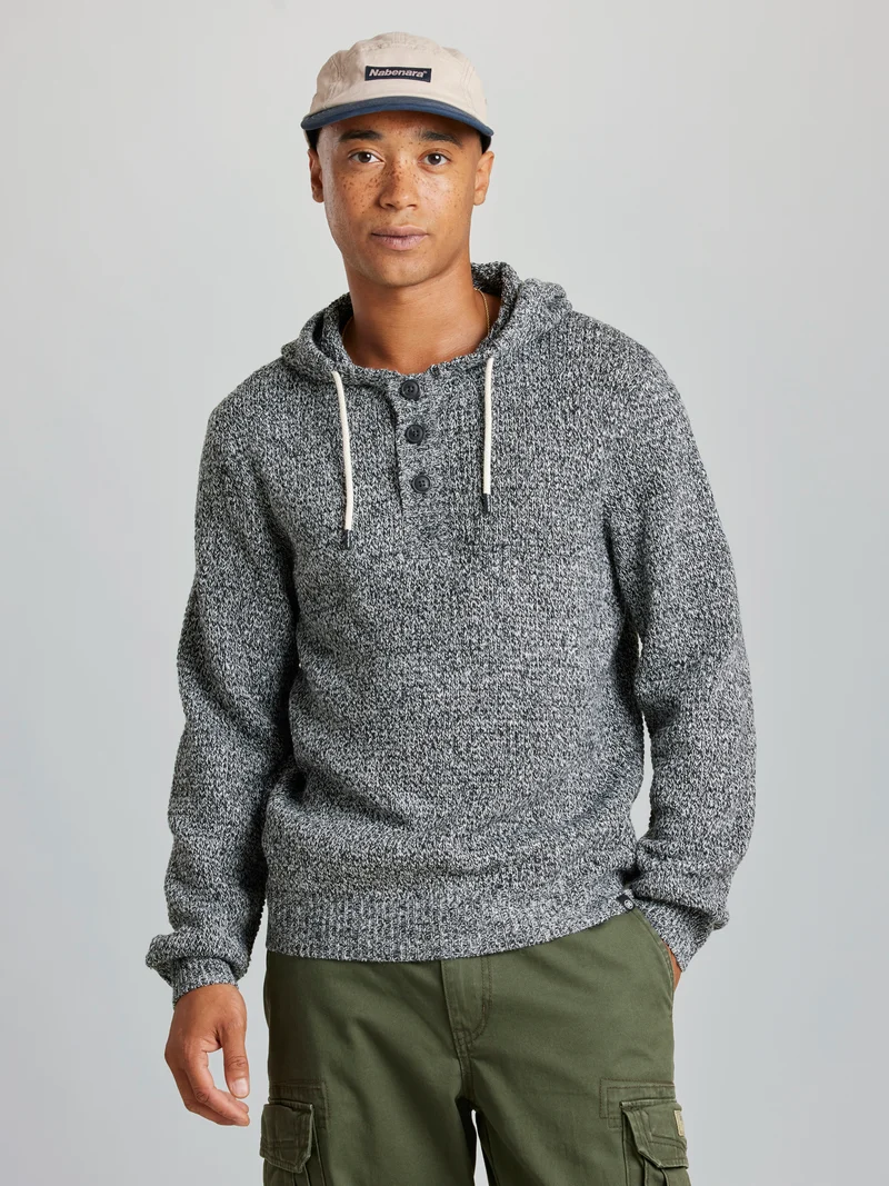 Mack Marled Henley Hoodie