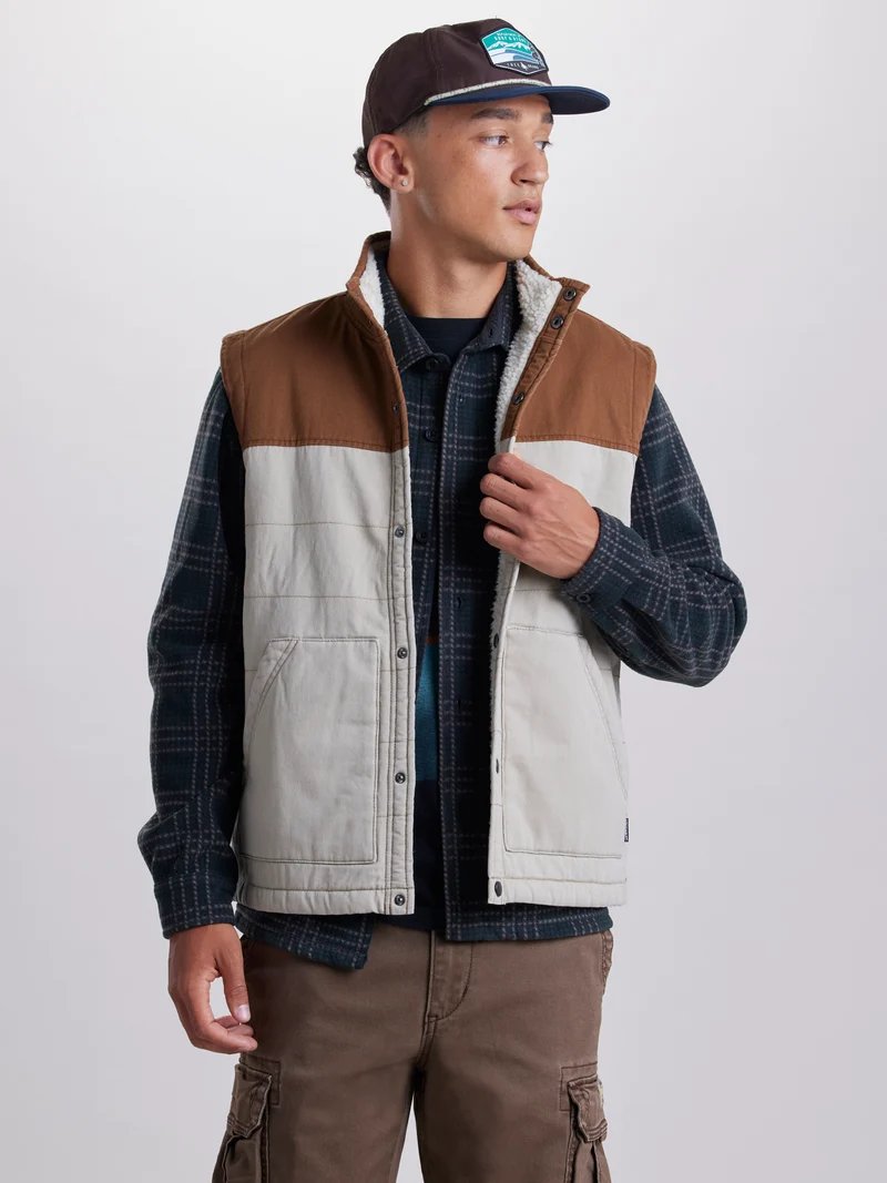 Dax Colorblock Sherpa Vest