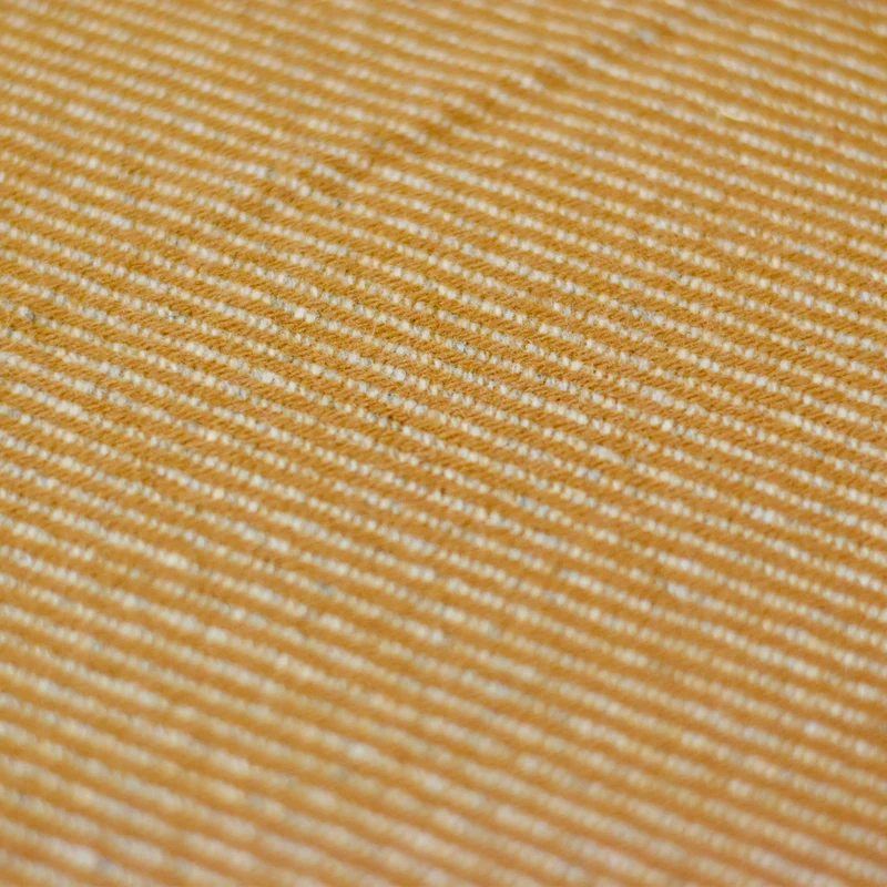 Mantelstof wol | Camel Stripe