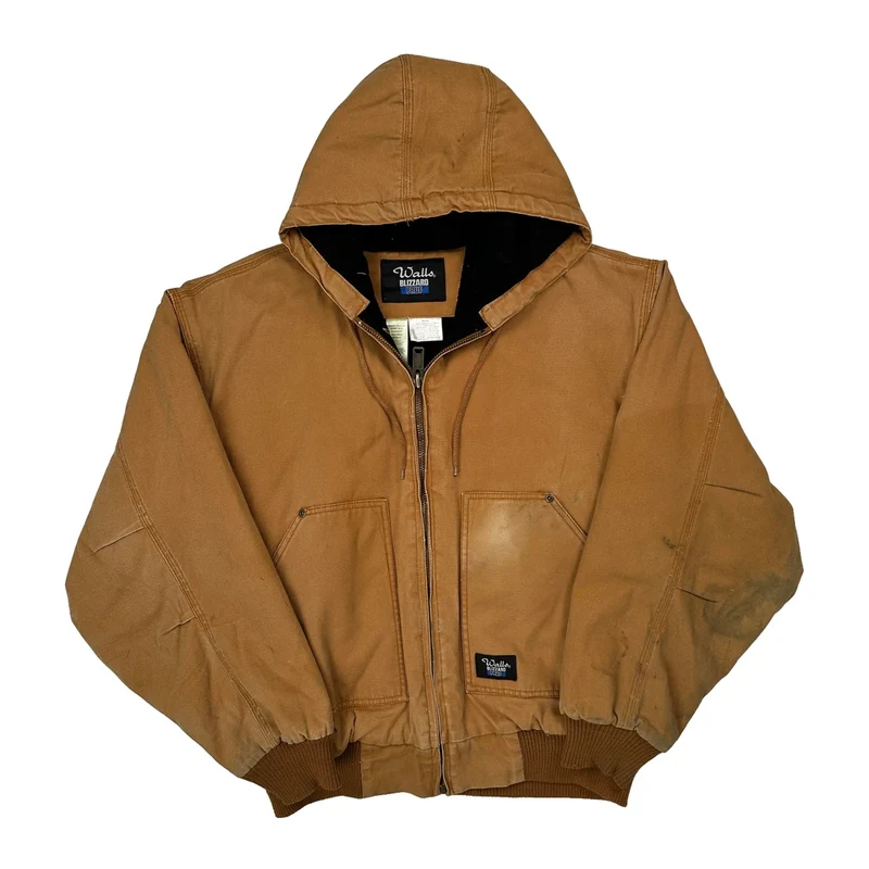 Walls Workwear Jacket - Large Brown Cotton