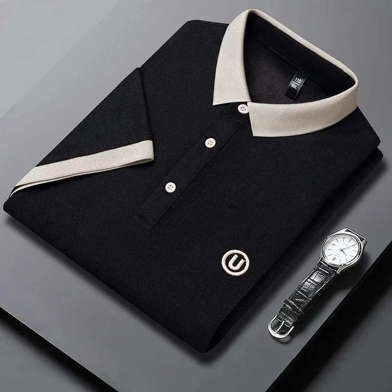 Elevate Your Style with the Embroidered Men's Polo Shirt – Casual Comfort for Summer