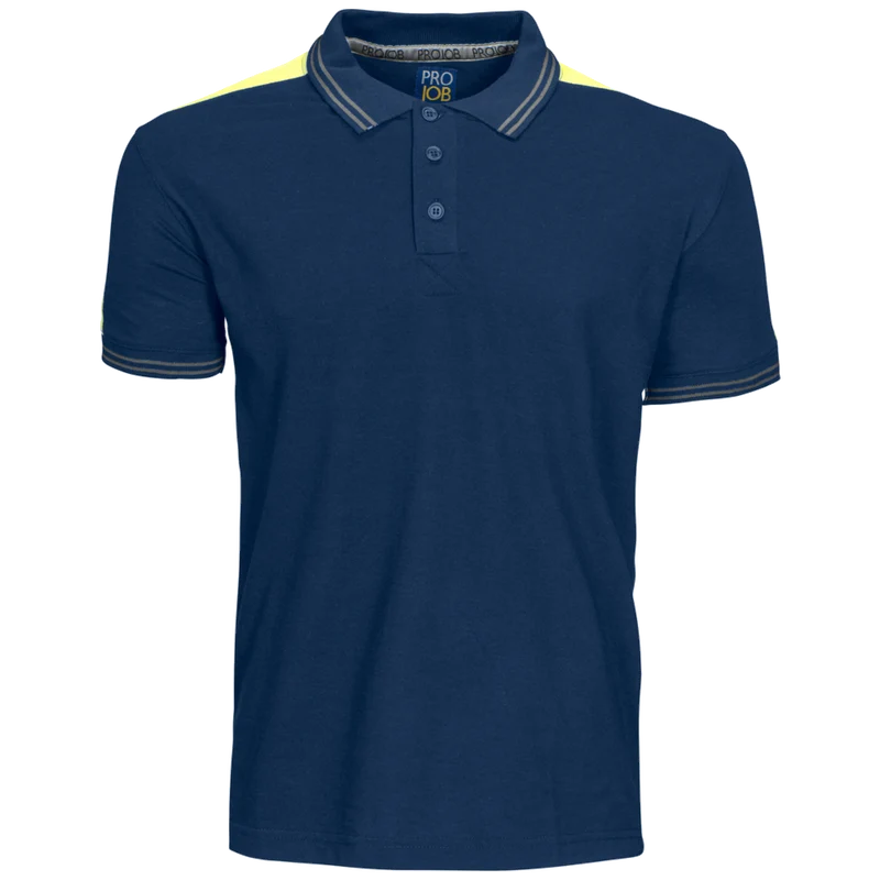 Projob Workwear 2018 Polo Met Fluo Inzetstukken 642018