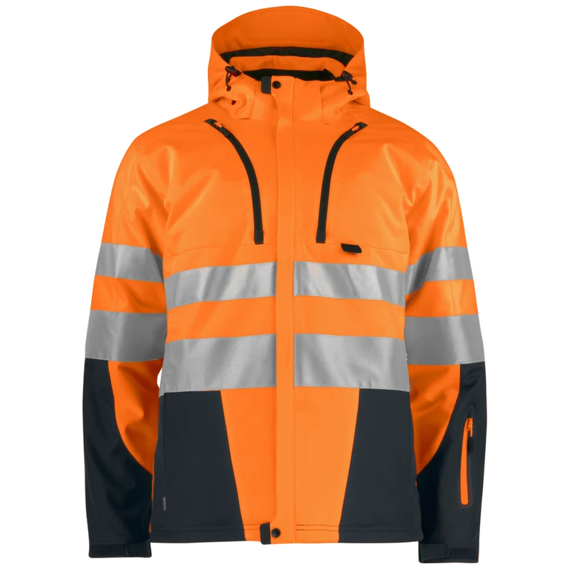 Projob Workwear 6420 Gevoerde Signalisatiesoftshell EN ISO 20471 Klasse 3 646420
