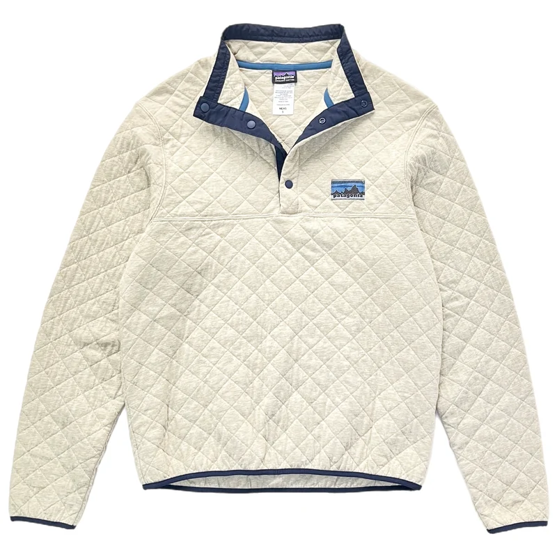 2014 Patagonia 40th Anniversary Legacy Diamond Quilt Snap-T, Khaki (S)