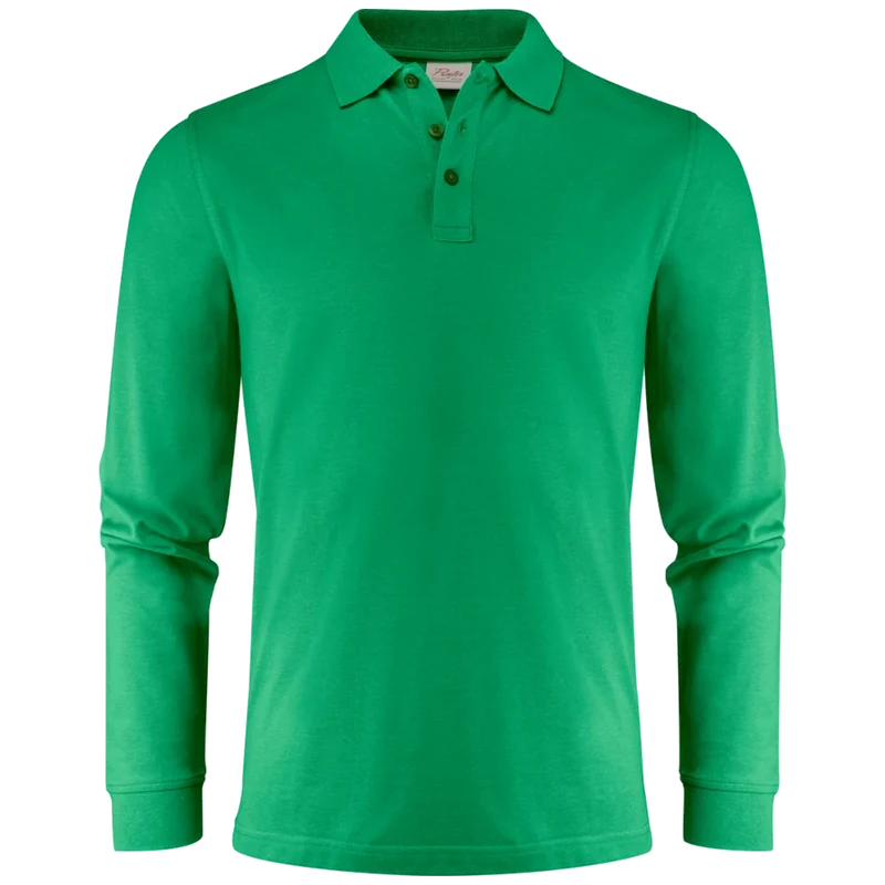 Printer Essentials Surf Pro L/S Polo Pique Heren 2265026