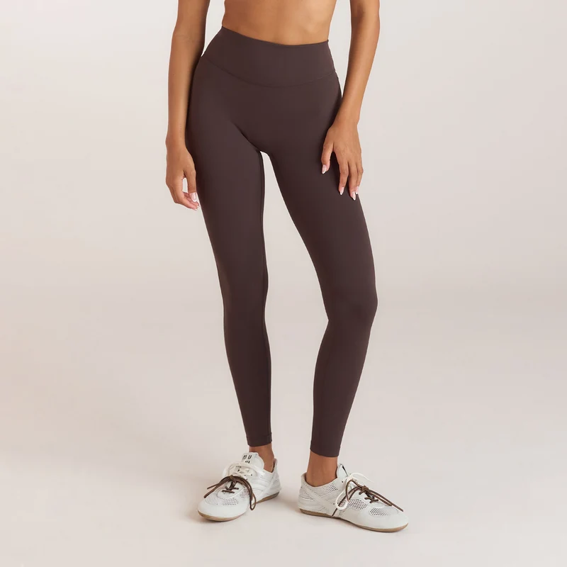 ContourSoft™ Klassieke Legging - Donker Chocoladekleurig