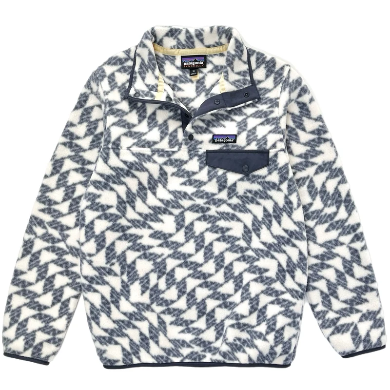 2024 Patagonia Womens Printed Synchilla Snap-T, Synched Flight Small (XS)