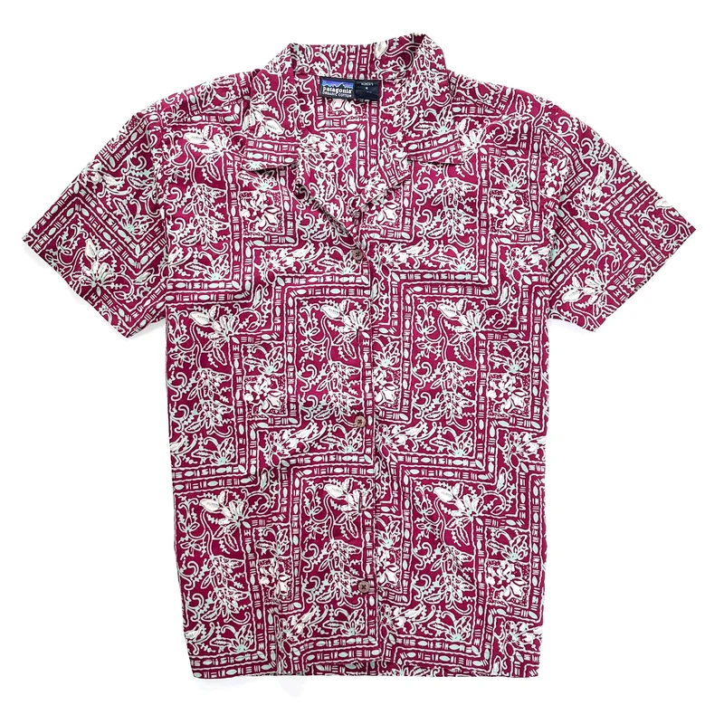 1996 Patagonia Womens Made In Portugal A/C Button-Down Shirt (M)