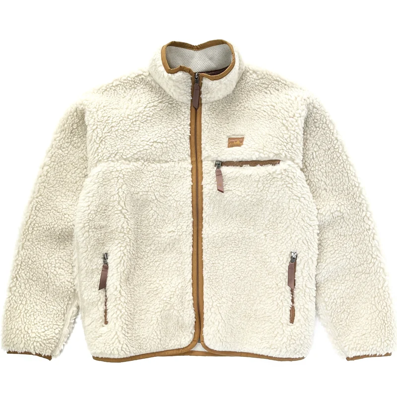 2023 Patagonia Natural Blend Deep Pile Retro Cardigan, Dark Natural (M/L)