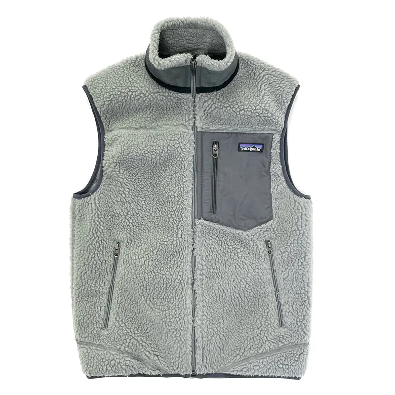 2014 Patagonia Classic Retro-X Fleece Vest, Narwhal Grey (XS/S)
