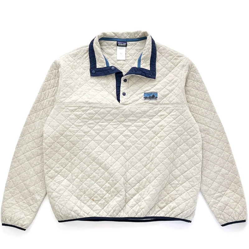 2014 Patagonia 40th Anniversary Legacy Diamond Quilt Snap-T, Khaki (XL)