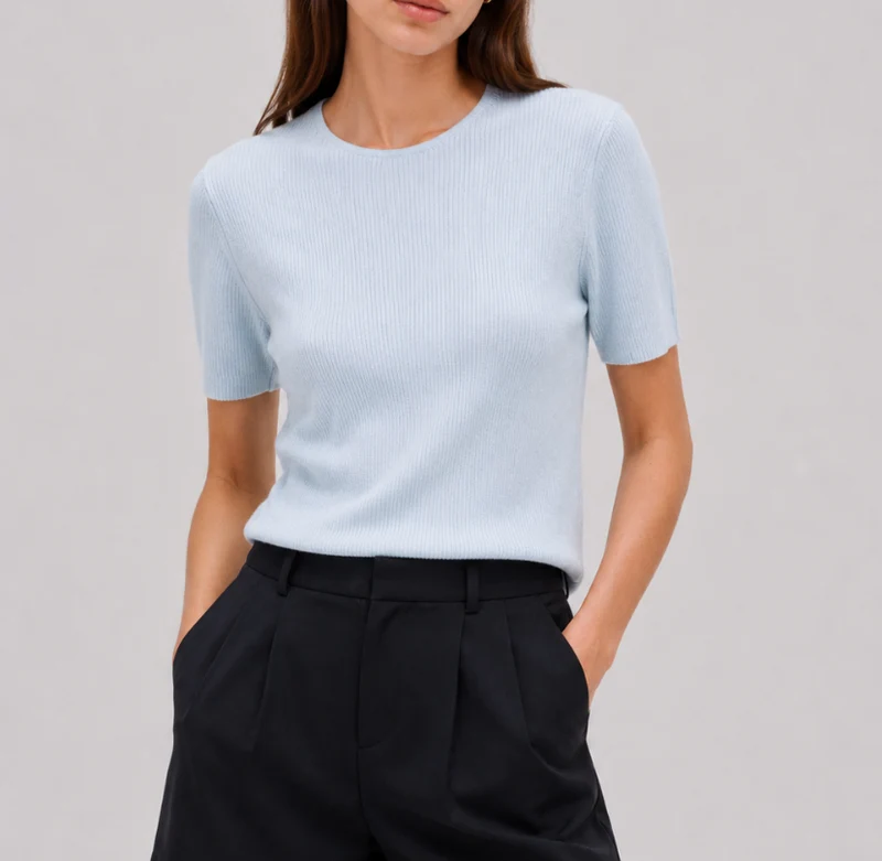 HINKE | Rib T-shirt 100% Merino