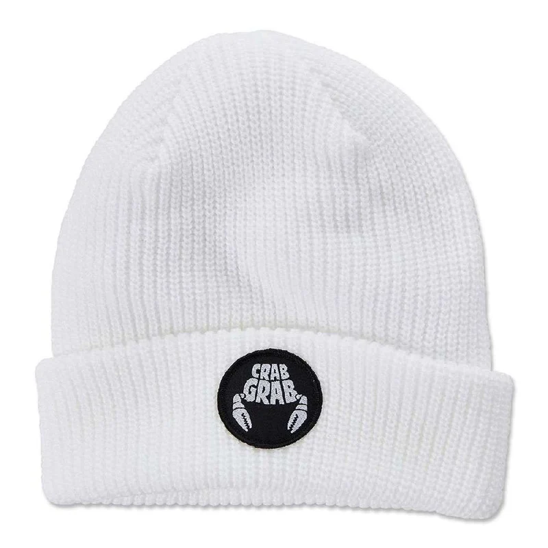Crab Grab Circle Patch Beanie