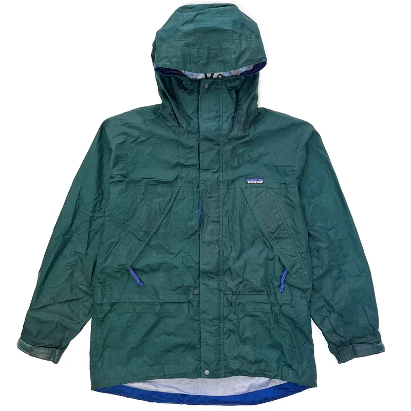 1997 Patagonia Super Pluma Alpine Shell Jacket, Hunter & Blue Ribbon (S/M)