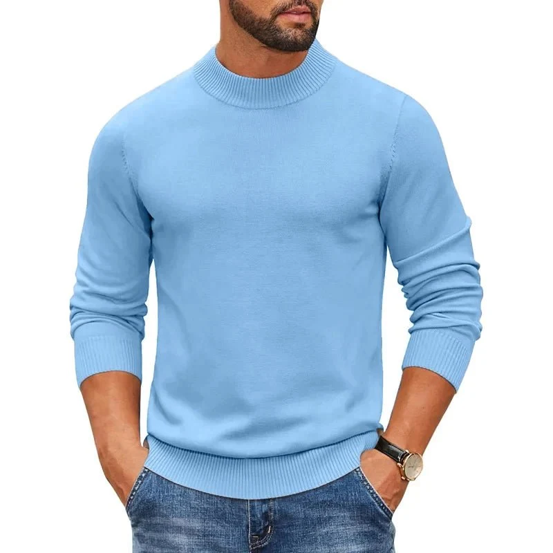 Herentrui met colkraag - Stijlvolle pullover voor koude dagen in streetwear-stijl