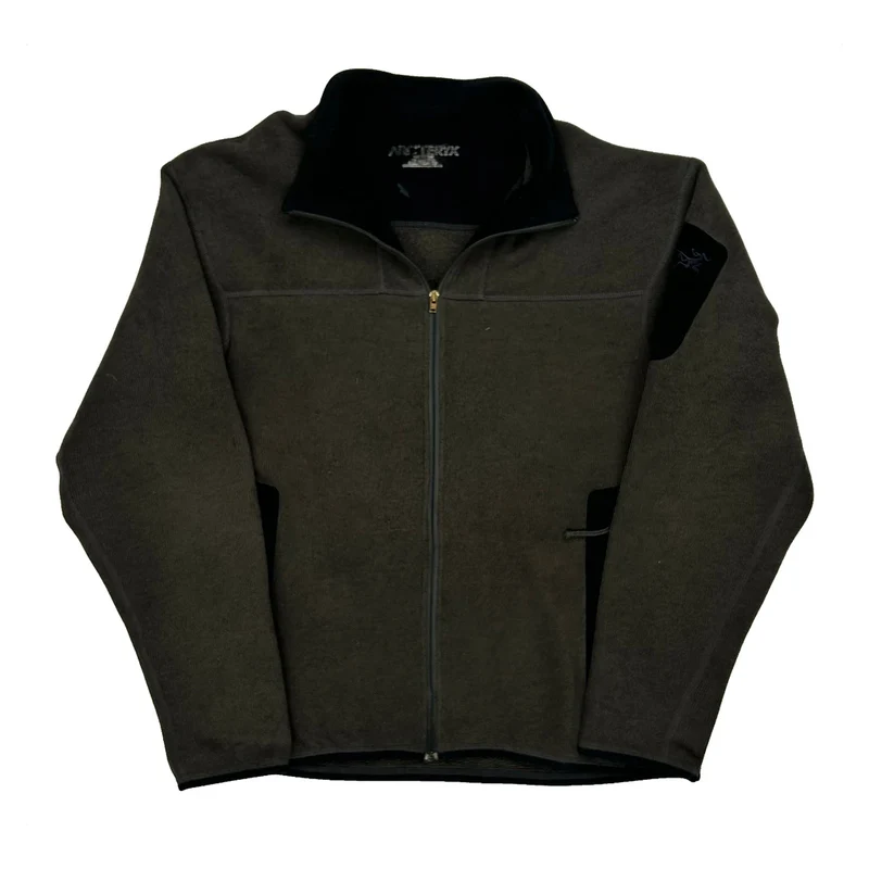 Arc''Teryx Fleece Jacket - XL Grey Polyester