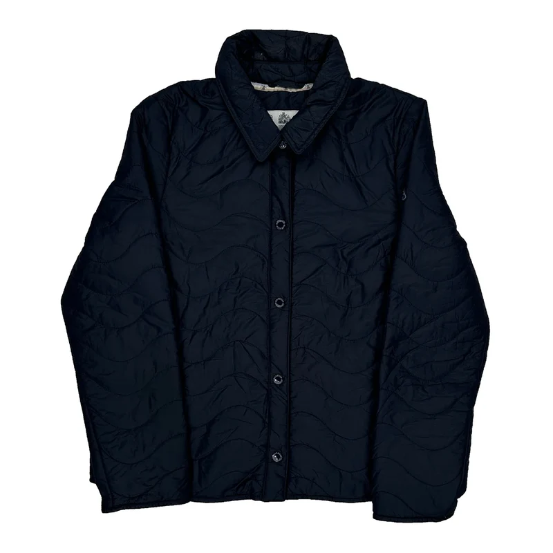 Barbour Quilted Liner Jacket - Small Navy Polyester