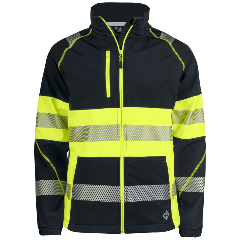 Projob Workwear 6443 Signalisatiesoftshell EN ISO 20471 Klasse 1 646443