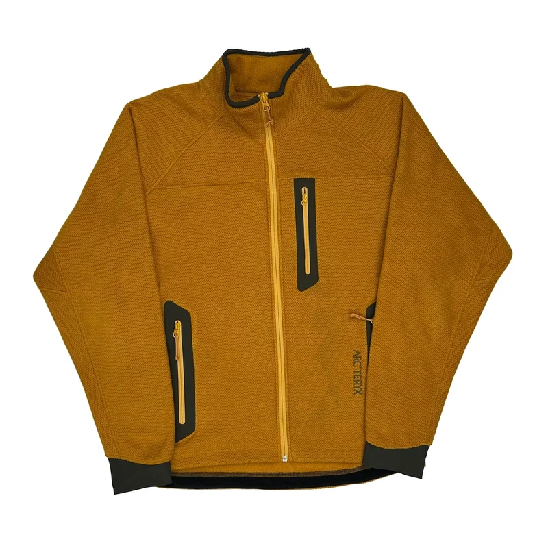 Arc''Teryx Fleece Jacket - Medium Orange Polyester