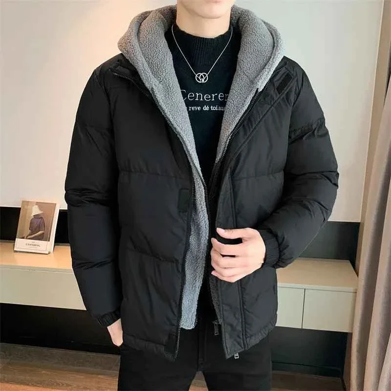 Zwarte parka met capuchon voor heren - Hoogwaardige winterjas voor optimale warmte
