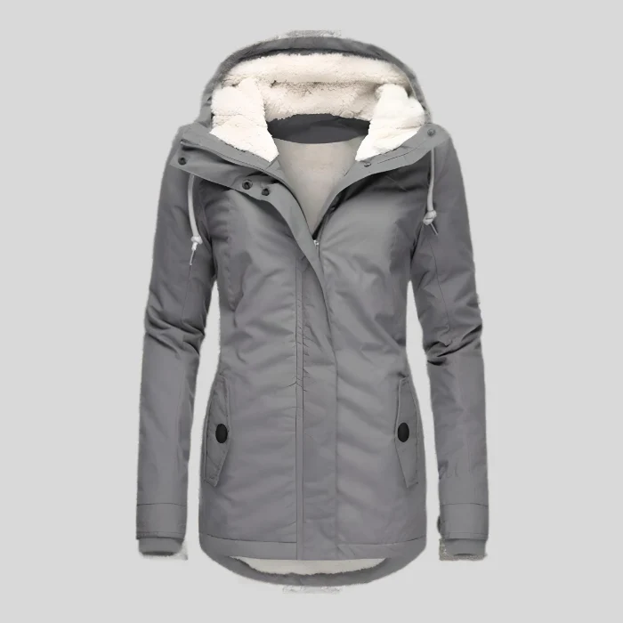 Dames Waterdichte Winterjas met Capuchon
