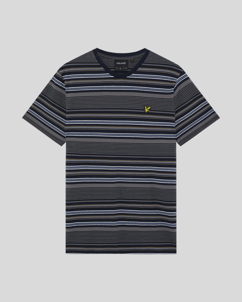 Multi Stripe Cotton T-Shirt