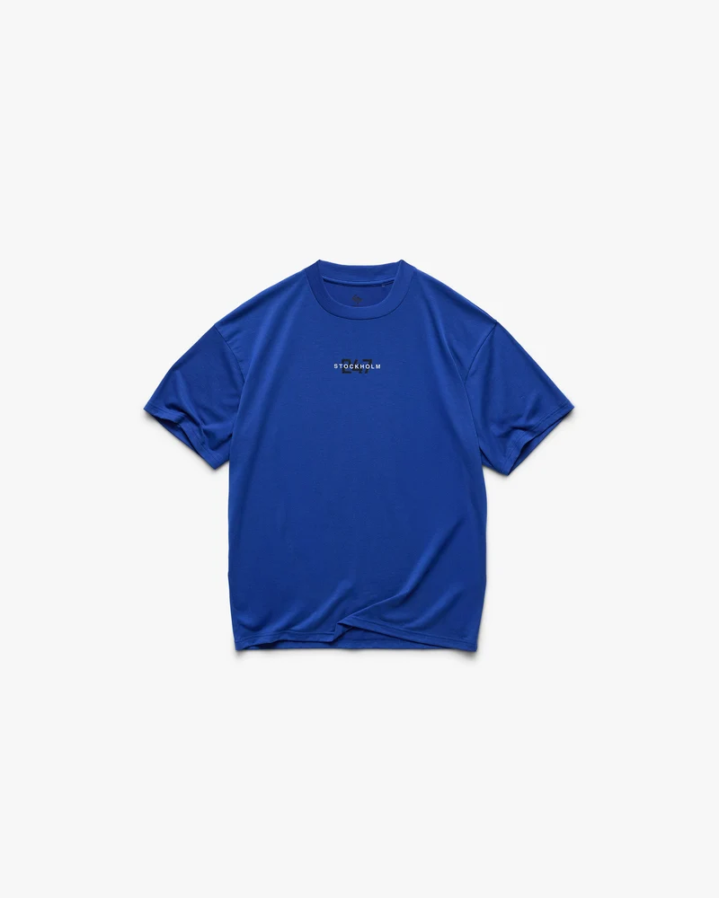 247 Stockholm Oversized T-Shirt - Blue