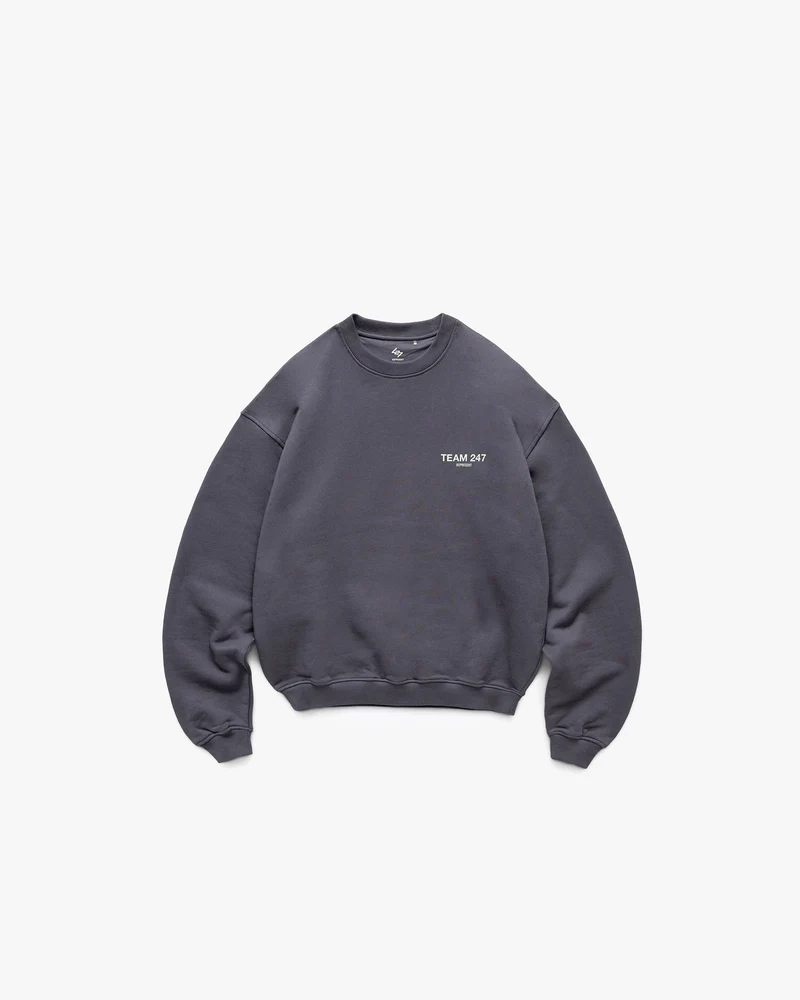 Team 247 Oversized Sweater - Graphene