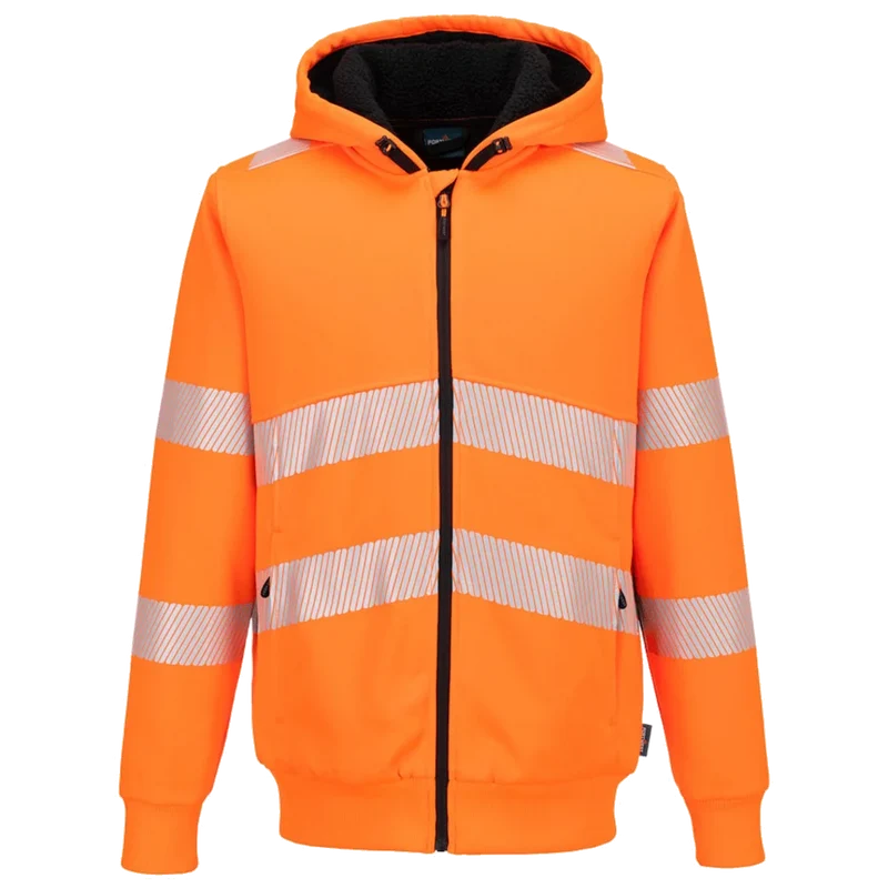 Portwest PW321 Hi-Vis Winter Hoodie met rits PW321