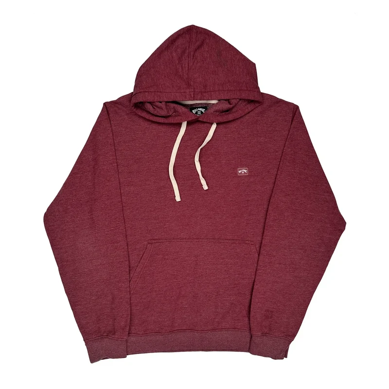 Billabong Hoodie - 2XL Burgundy Cotton Blend