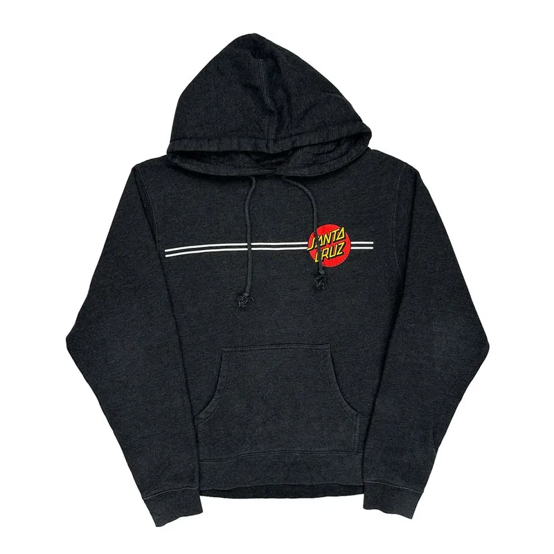 Skateboarding Santa Cruz Hoodie - Large Black Cotton