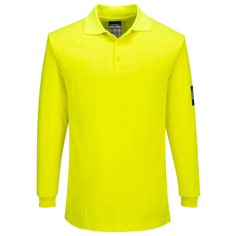 Portwest Modaflame Vlamvertragend Poloshirt met lange mouw FR805