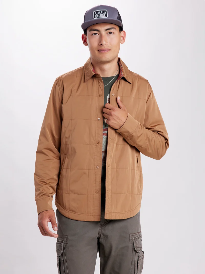 Nylon to Flannel Reversible Jacket