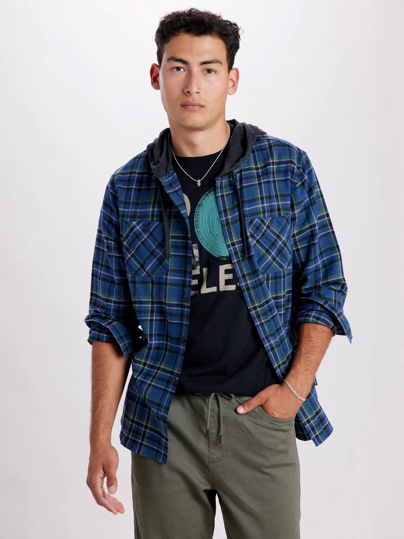 Switchback Flannel Hoodie
