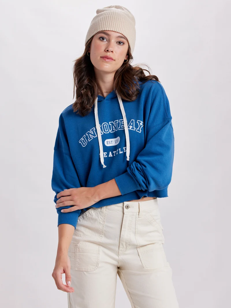Izzy Logo Cropped Hoodie