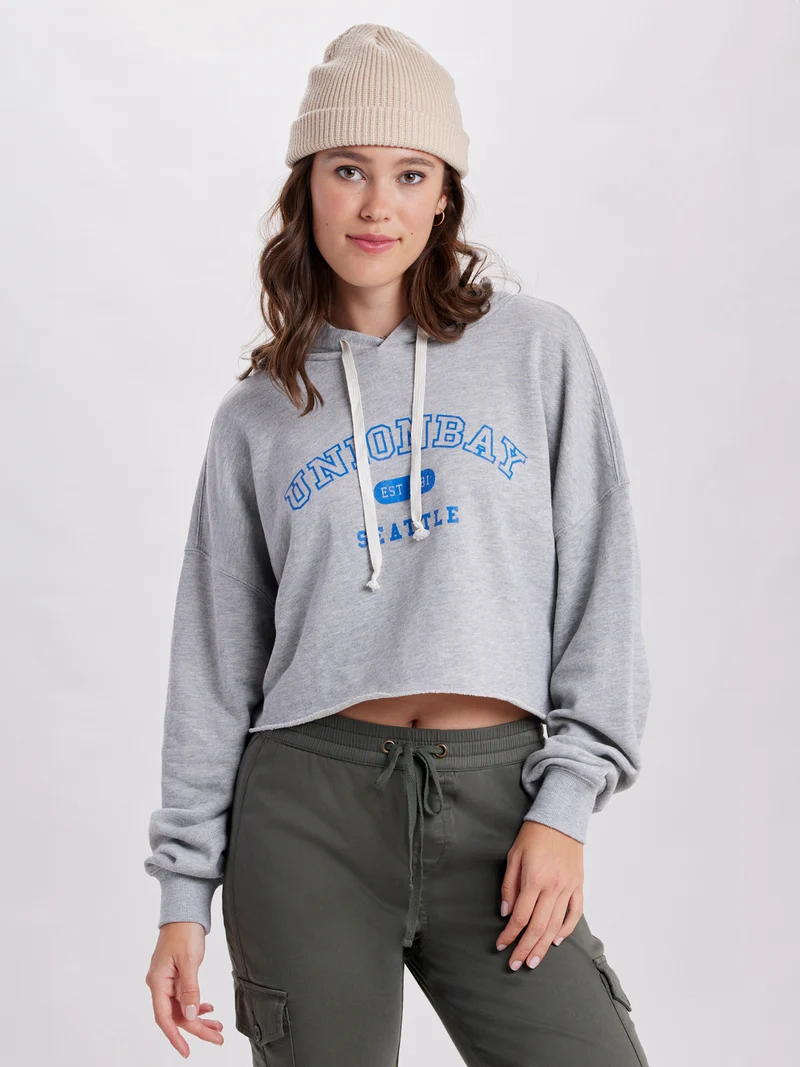 Izzy Logo Cropped Hoodie