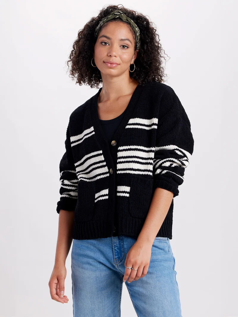 Stonewall Stripe Chenille Cardigan