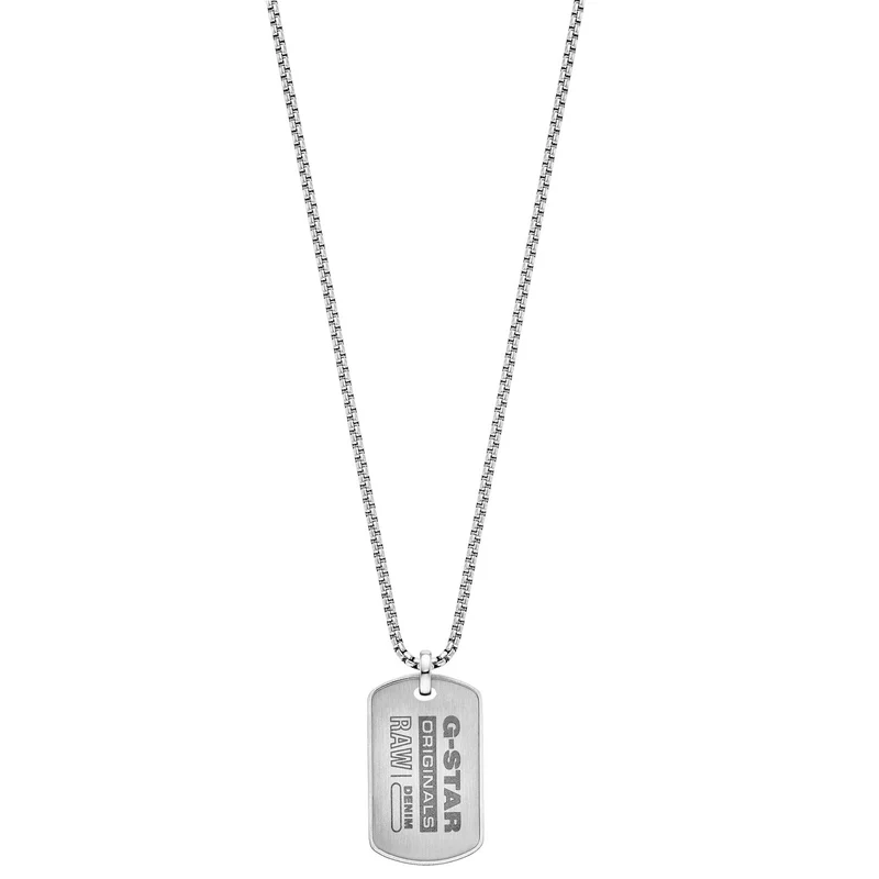 G-STAR R-Tag Zilveren Ketting GSJ.103.01