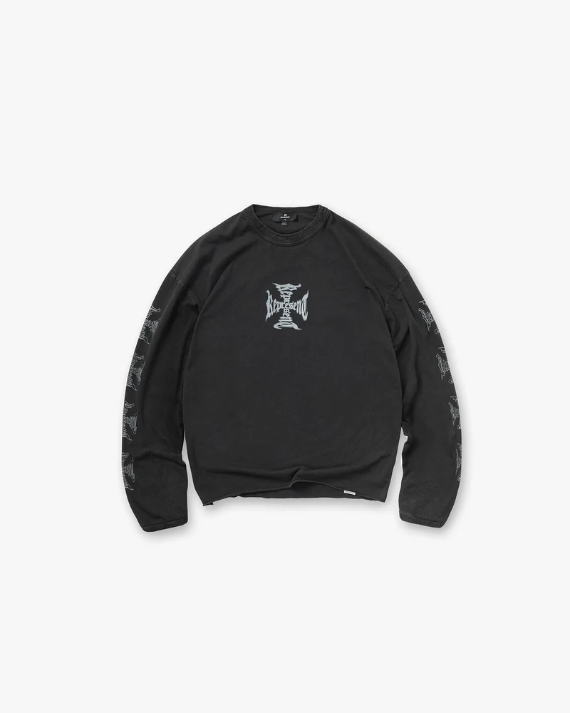 MH Long Sleeve T-Shirt - Faded Black
