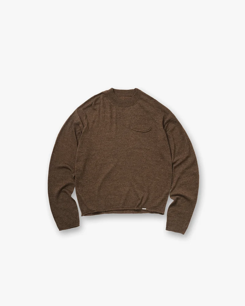 GH Knitted Long Sleeve Top - Espresso