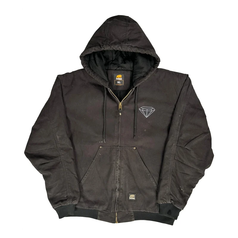 Berne Workwear Jacket - XL Black Cotton Blend