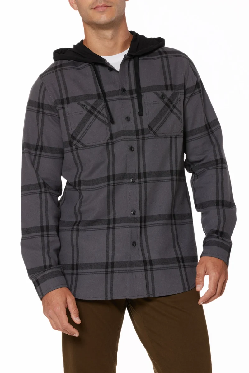 Switchback Flannel Hoodie