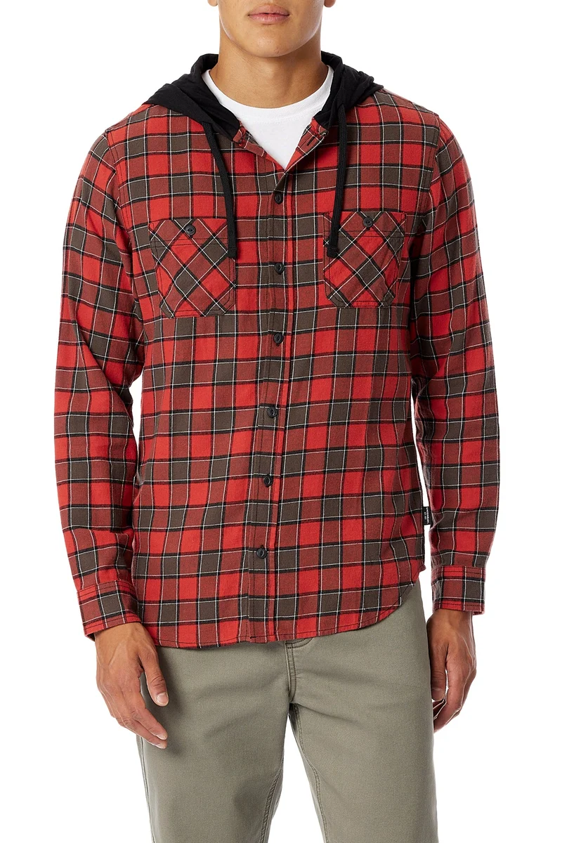 Switchback Flannel Hoodie - Reg and Big & Tall
