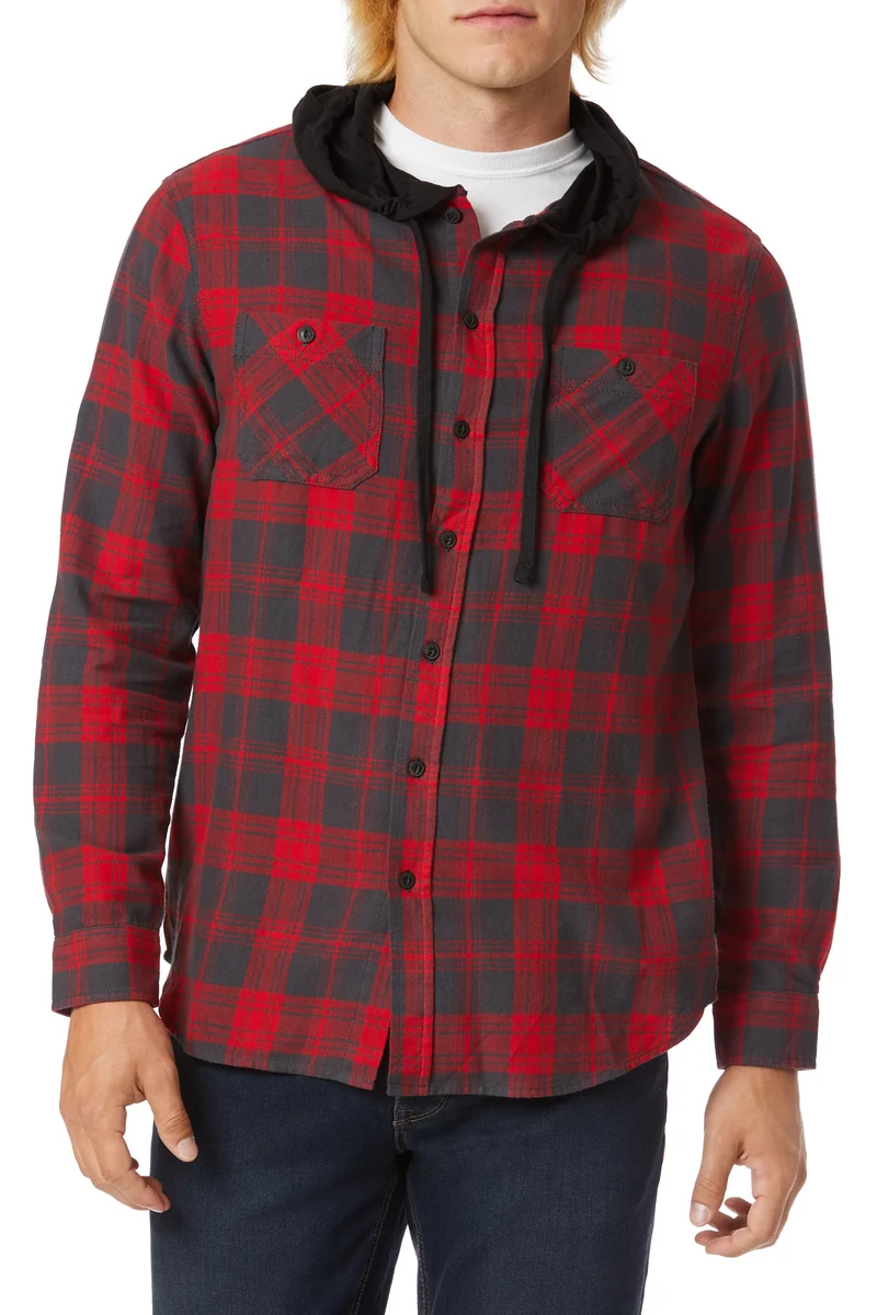 Switchback Flannel Hoodie - Big and Tall